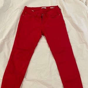 ✨Kensie Skinny ankle jeans RED - size 29